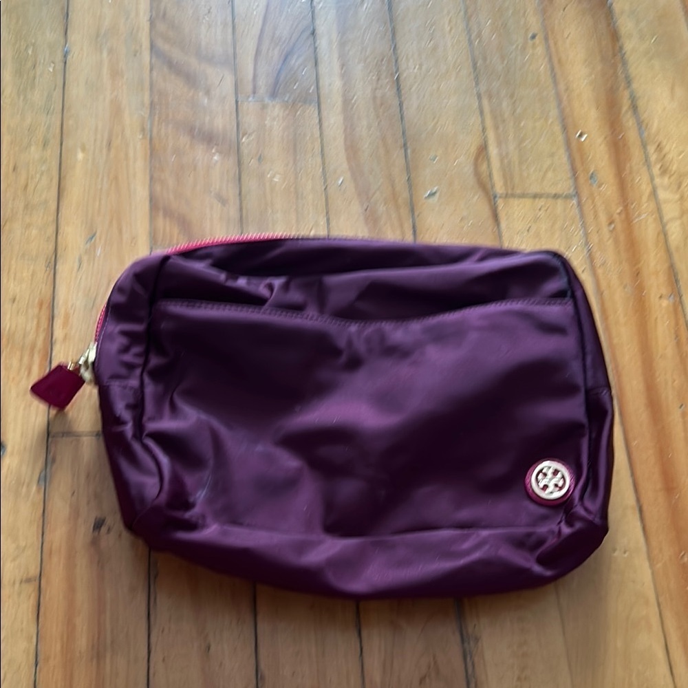 Tory Burch Purple Nylon Pouch